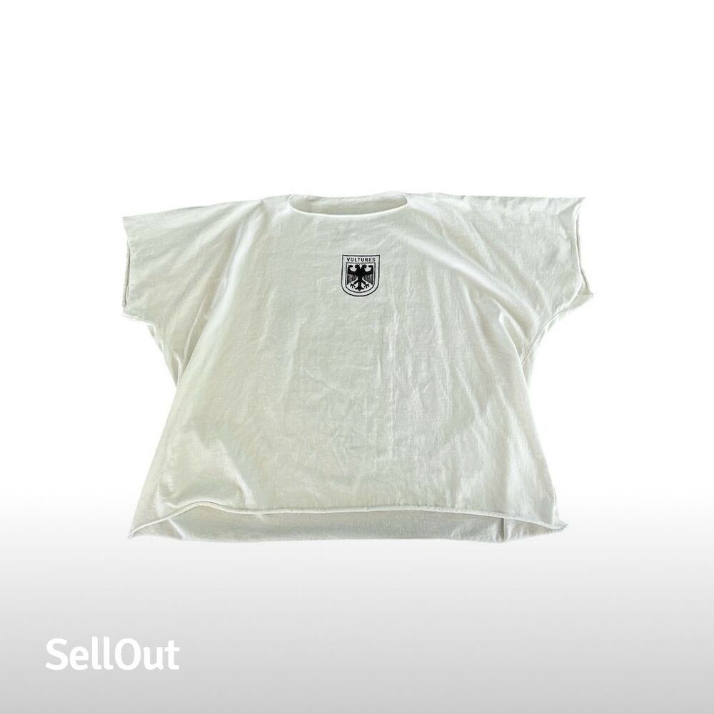 Yeezy Season Men's L White Graphic Print Kanye West Tee Shirt